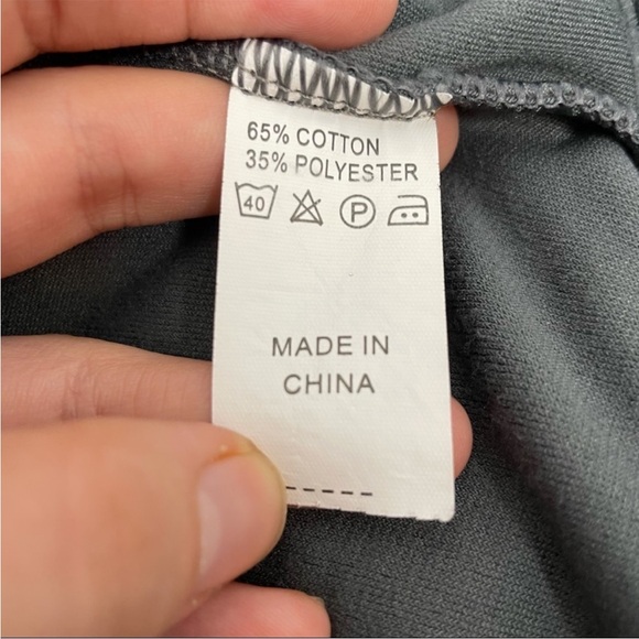 Grey Silver Velvet Long Sleeved Mock Neck Crop Top Spacecore Celestial - Picture 5 of 5